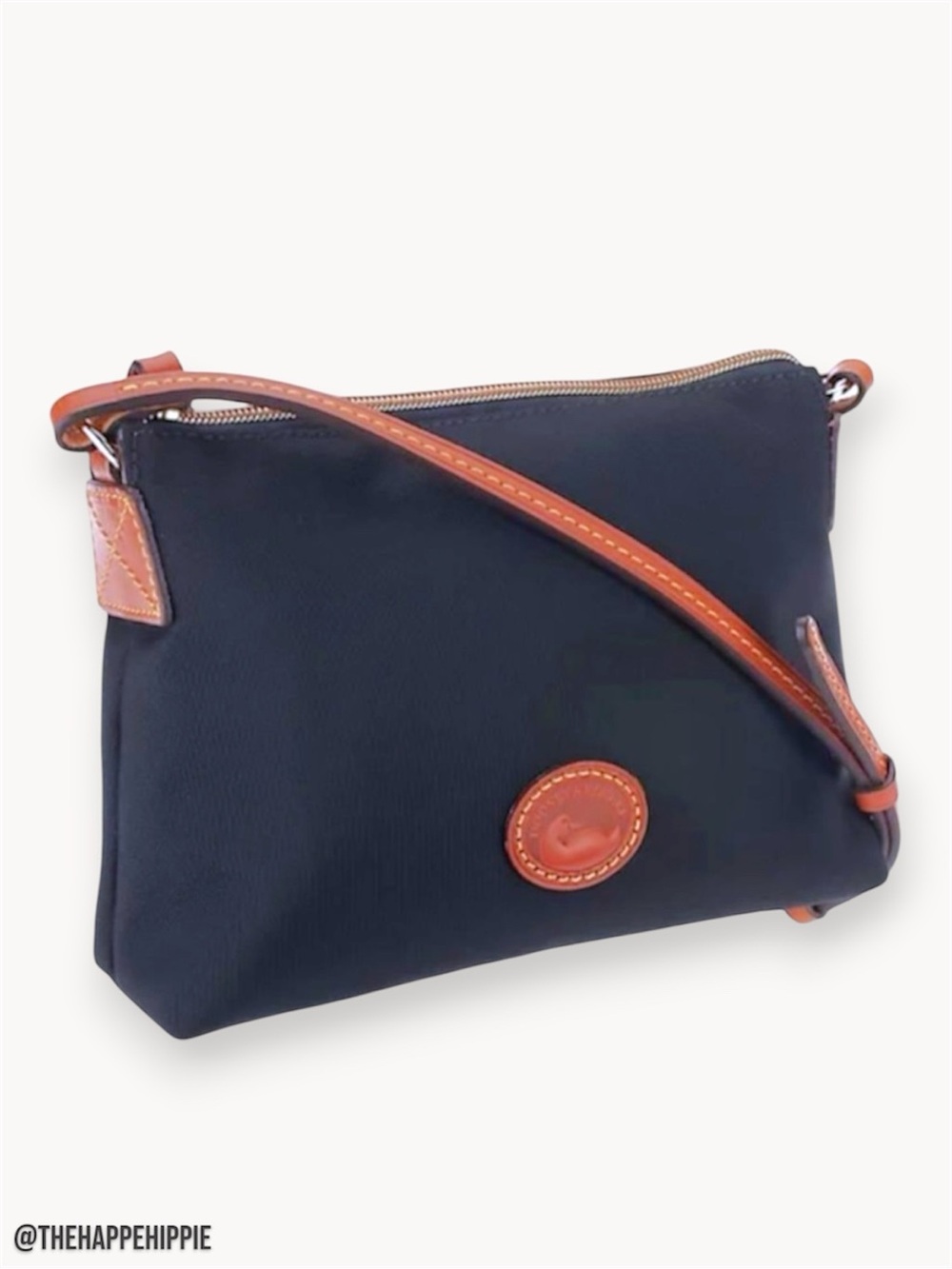 Dooney & Bourke Black Nylon Crossbody Pouchette